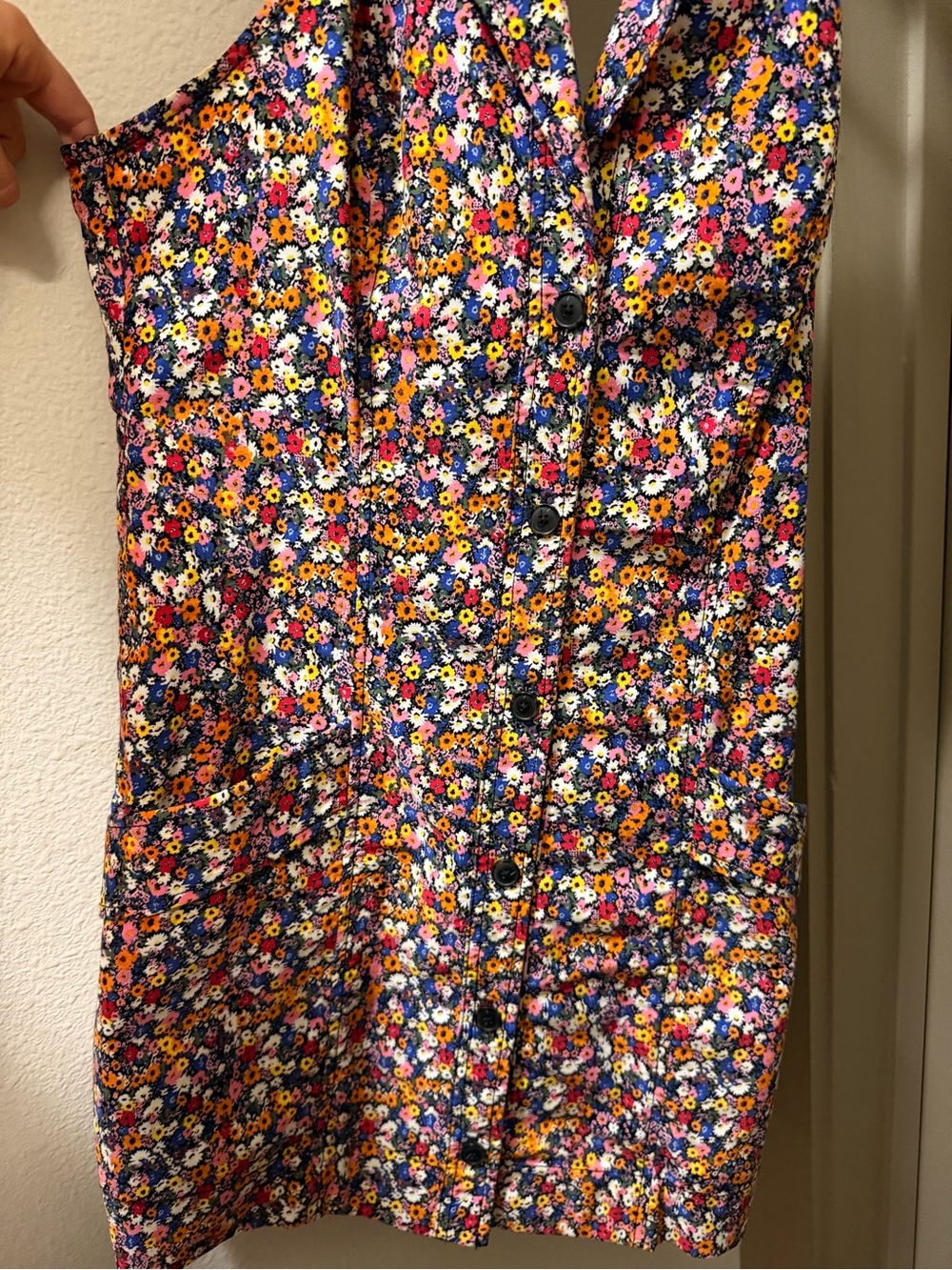 Maeve Floral Collared Button Front Dress - Picture 3 of 6